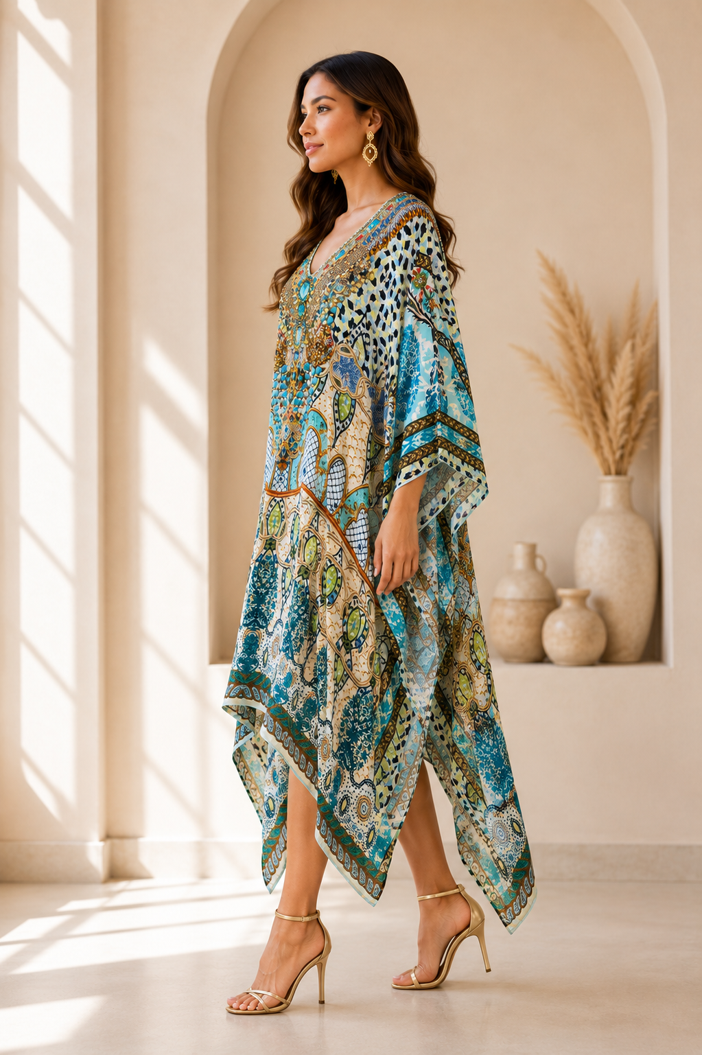 Mosaic Jewel Kaftan