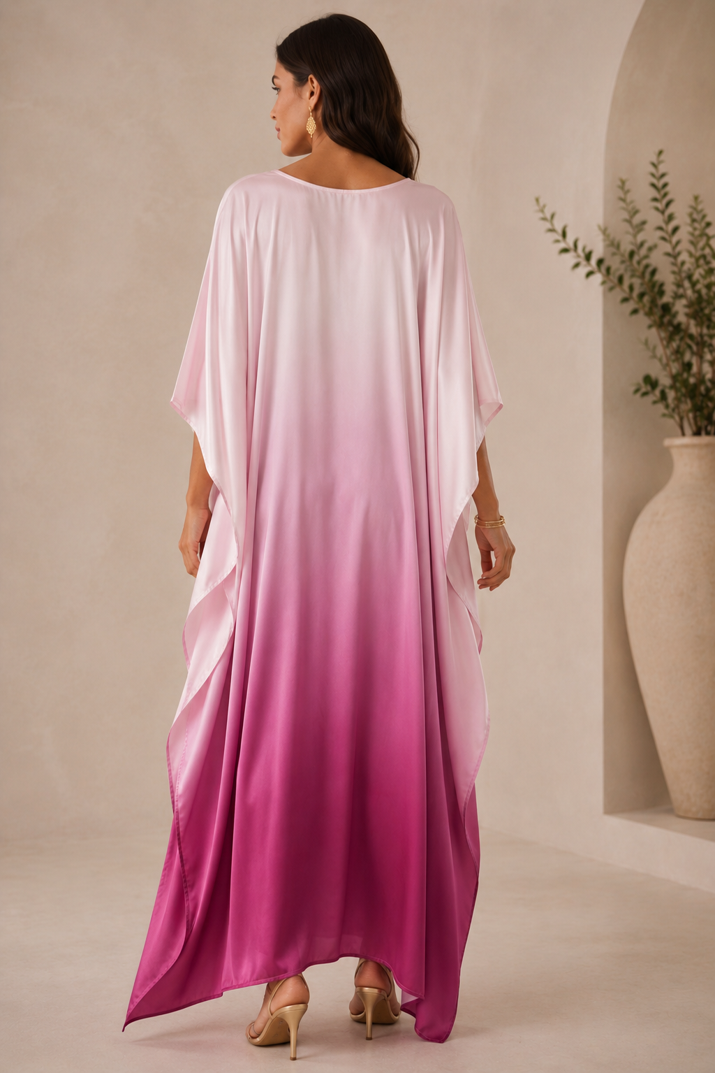 Blush Ombre Luxury Kaftan