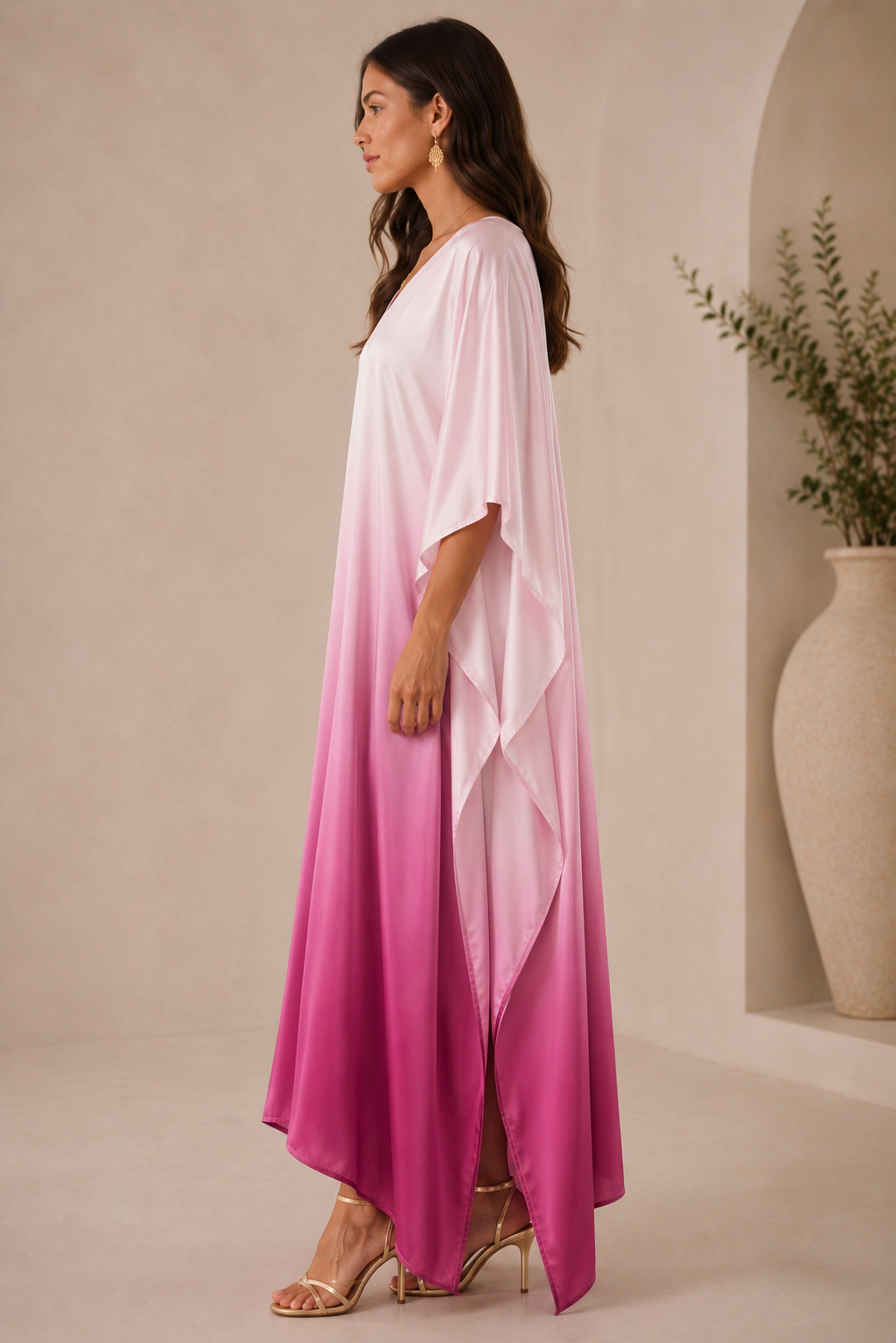 Blush Ombre Luxury Kaftan